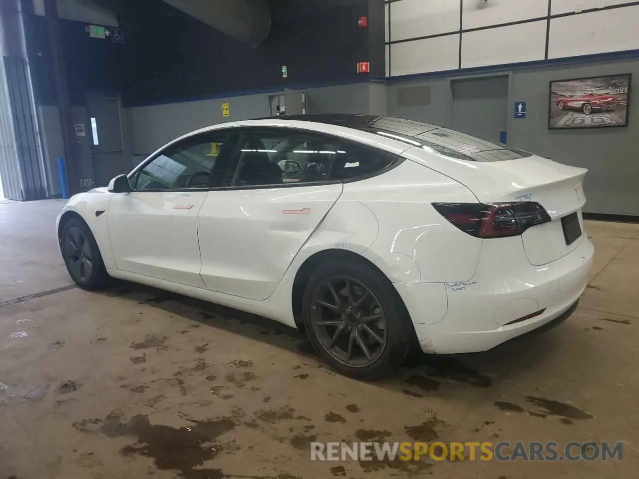 2 Photograph of a damaged car 5YJ3E1EA2PF460536 TESLA MODEL 3 2023