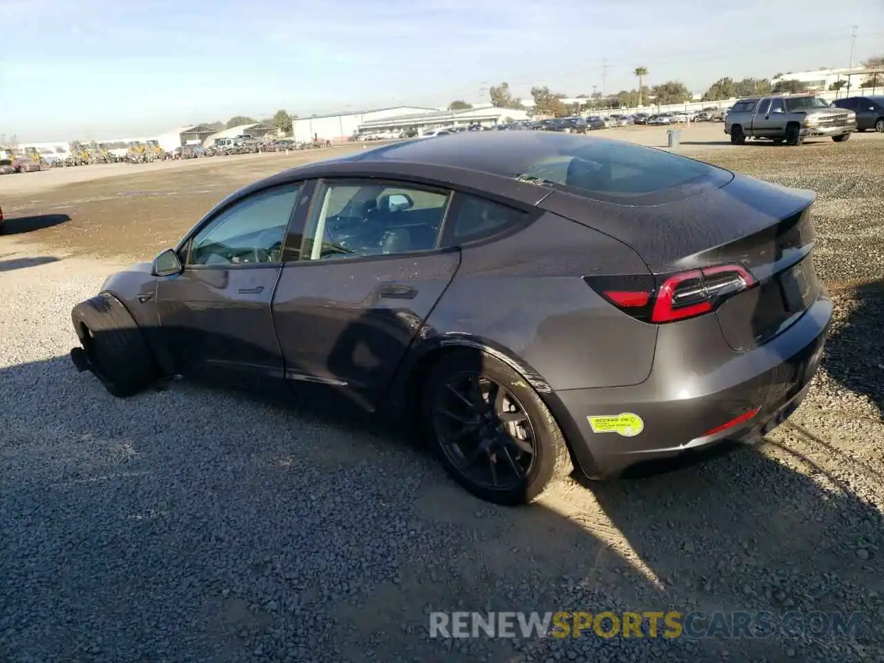 2 Photograph of a damaged car 5YJ3E1EA2PF474100 TESLA MODEL 3 2023