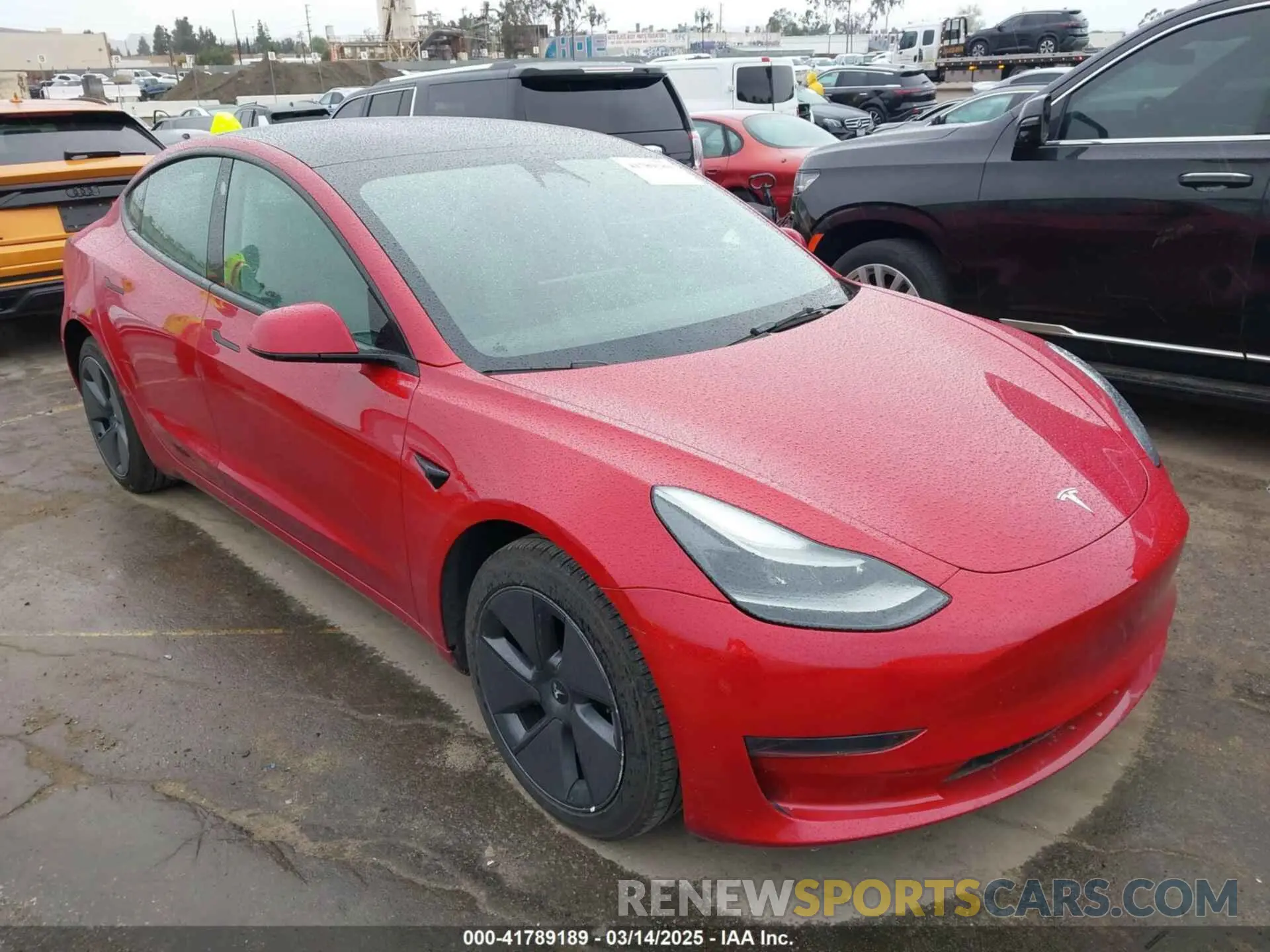 1 Photograph of a damaged car 5YJ3E1EA2PF476140 TESLA MODEL 3 2023