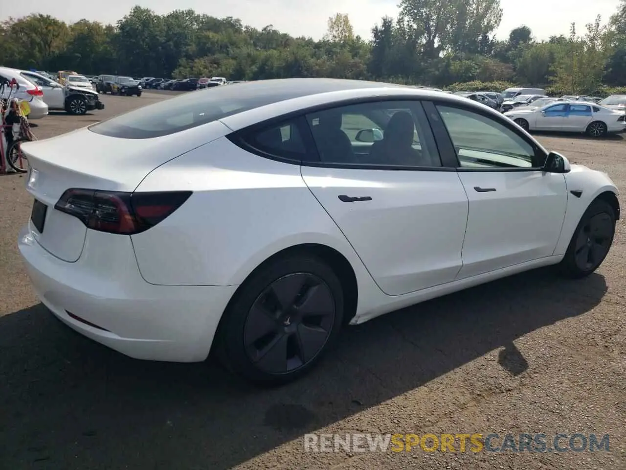 3 Photograph of a damaged car 5YJ3E1EA2PF479698 TESLA MODEL 3 2023