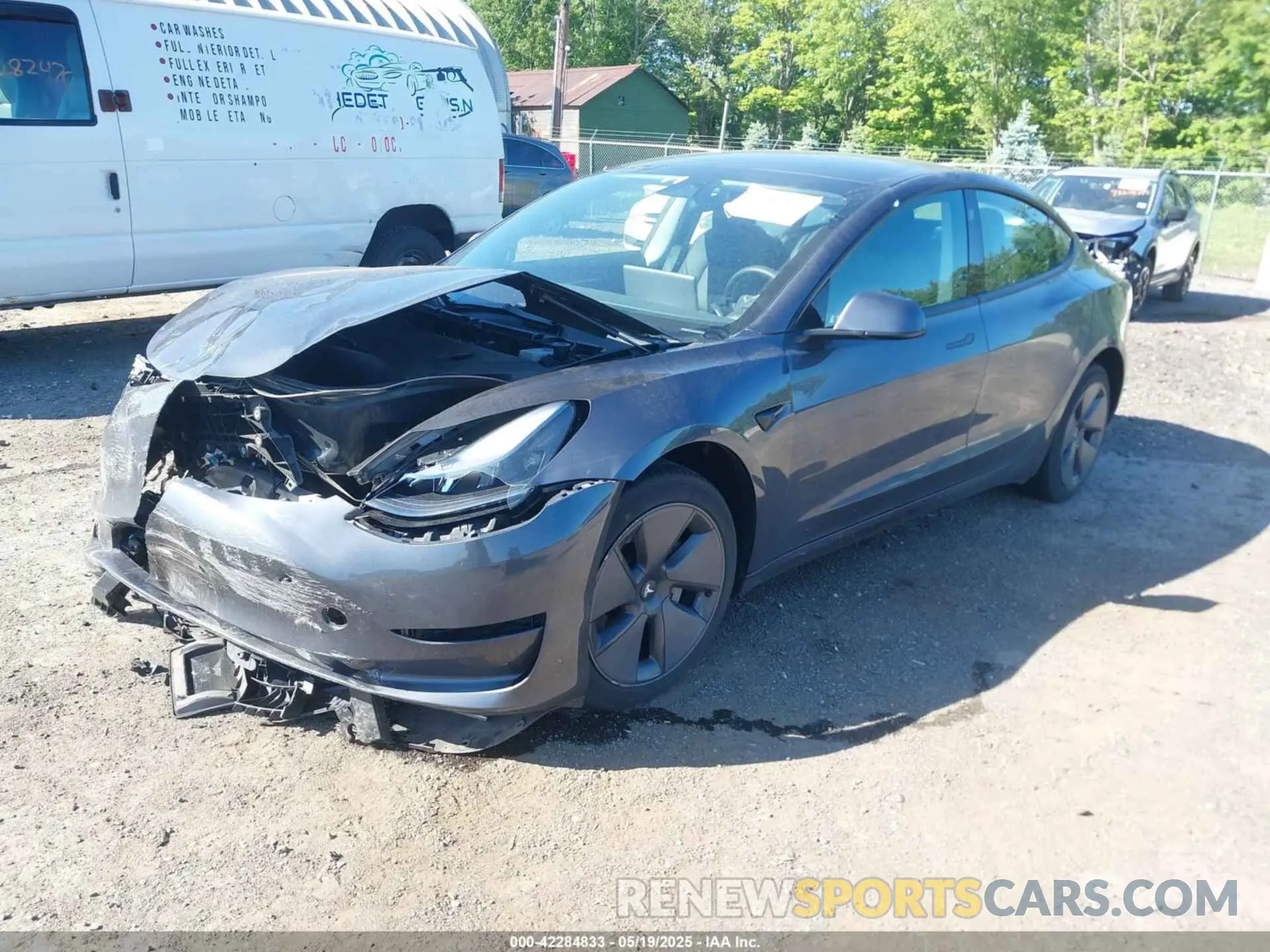 2 Photograph of a damaged car 5YJ3E1EA2PF492659 TESLA MODEL 3 2023