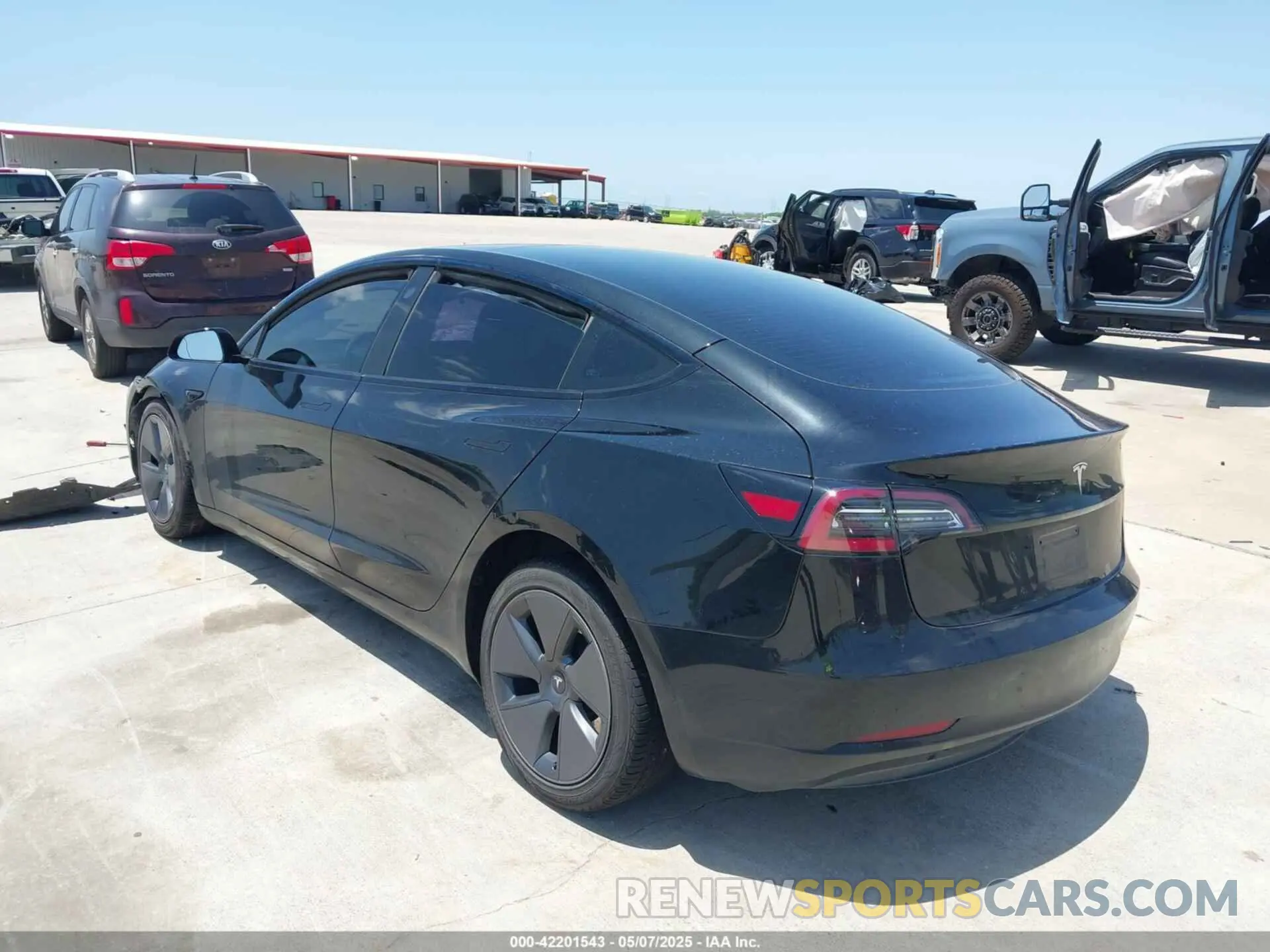 3 Photograph of a damaged car 5YJ3E1EA2PF501375 TESLA MODEL 3 2023