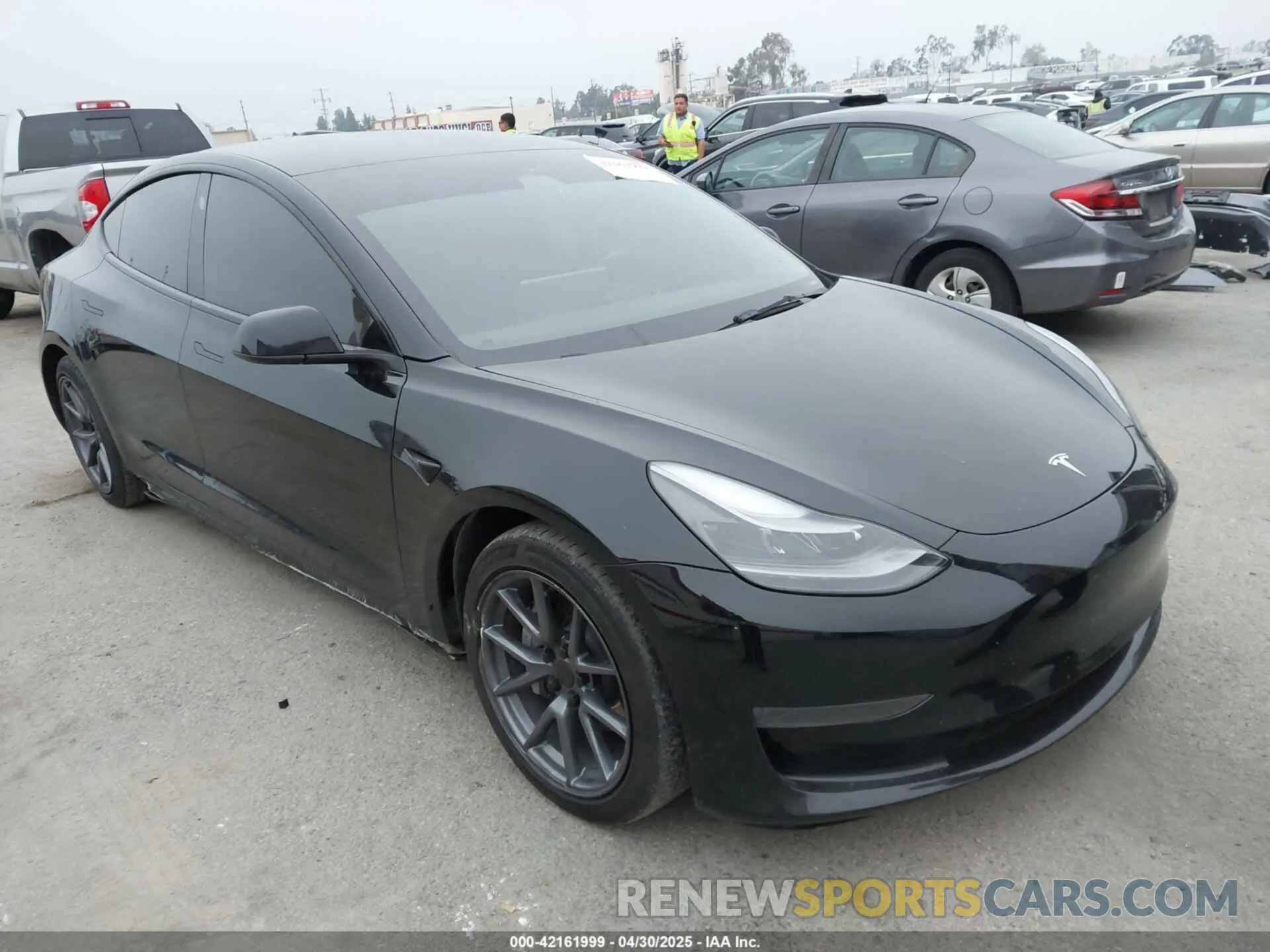 1 Photograph of a damaged car 5YJ3E1EA2PF502302 TESLA MODEL 3 2023