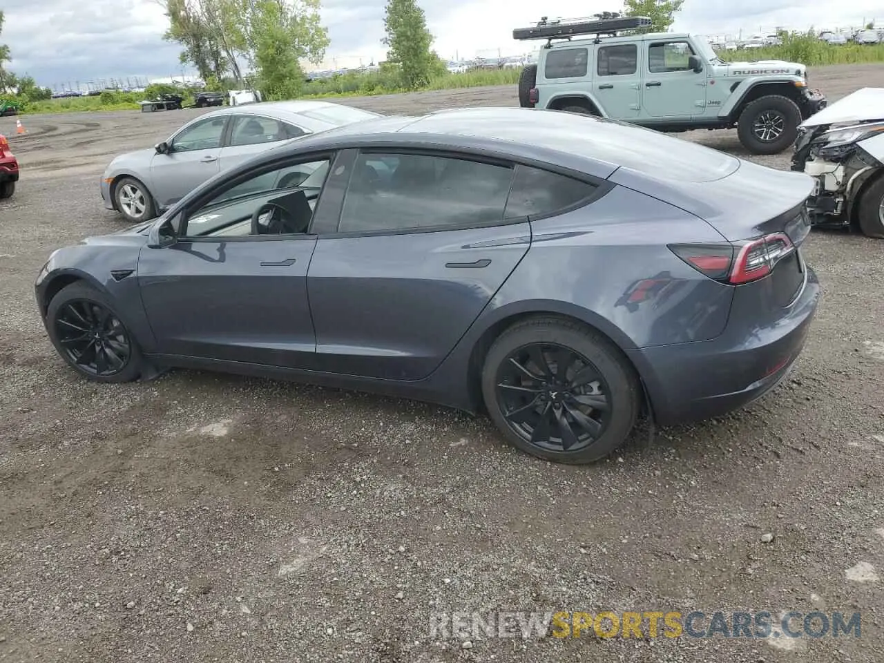2 Photograph of a damaged car 5YJ3E1EA2PF502350 TESLA MODEL 3 2023