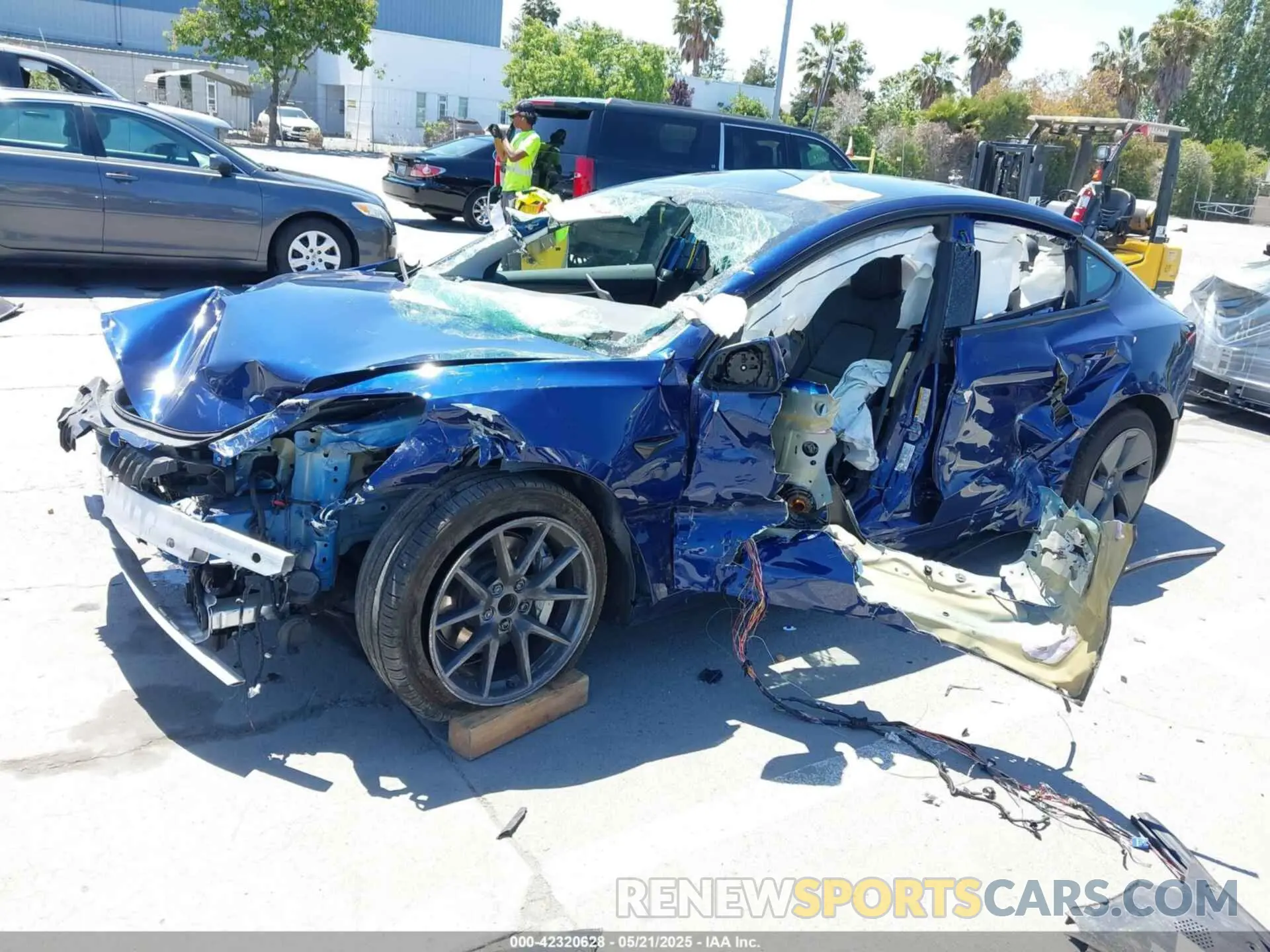 2 Photograph of a damaged car 5YJ3E1EA2PF506429 TESLA MODEL 3 2023