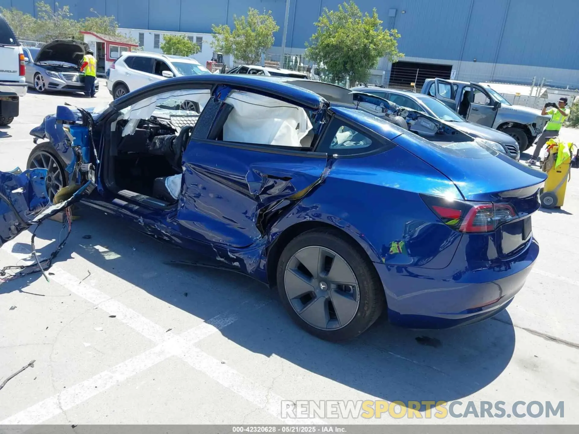 3 Photograph of a damaged car 5YJ3E1EA2PF506429 TESLA MODEL 3 2023