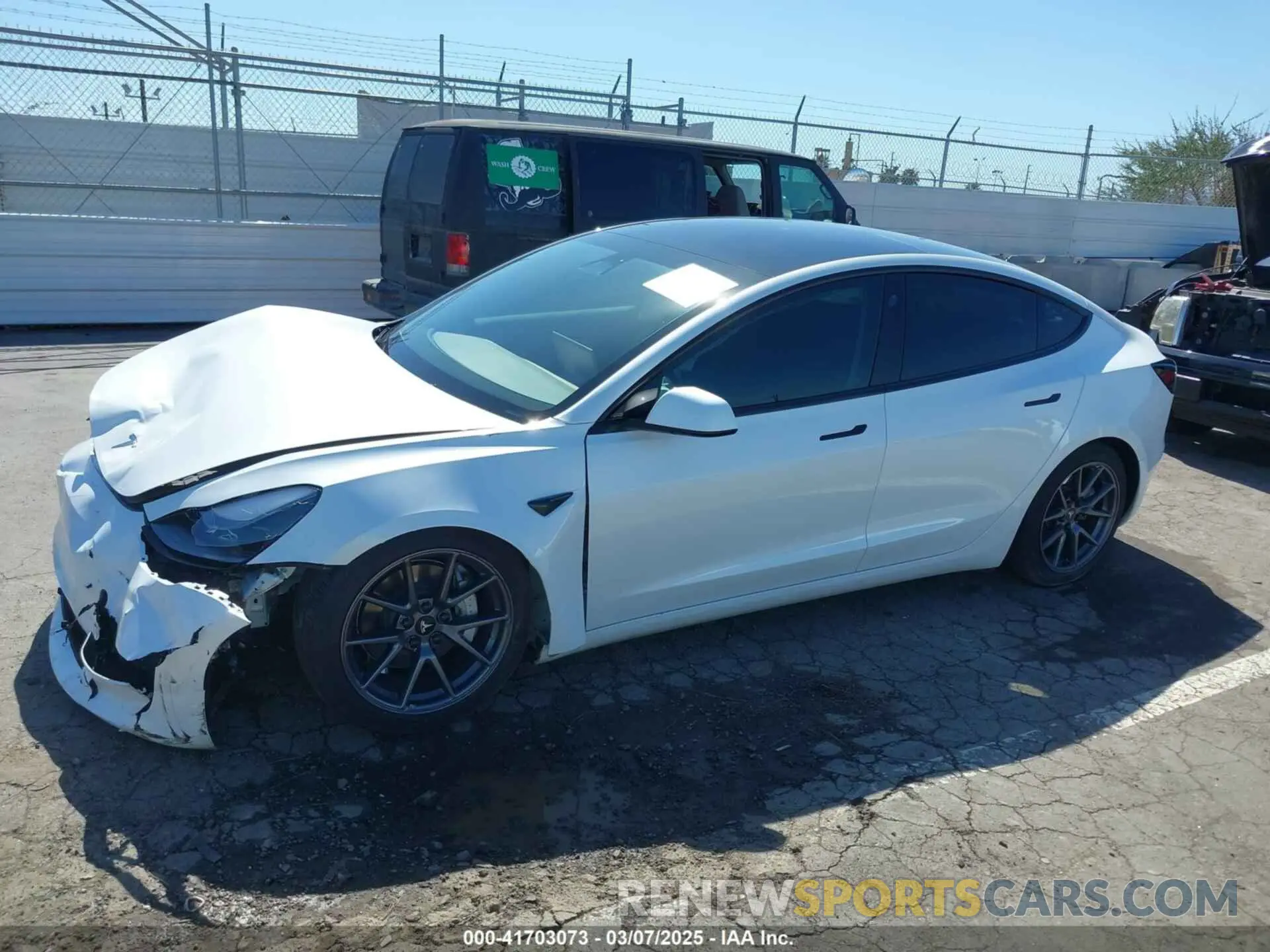 2 Photograph of a damaged car 5YJ3E1EA2PF514871 TESLA MODEL 3 2023