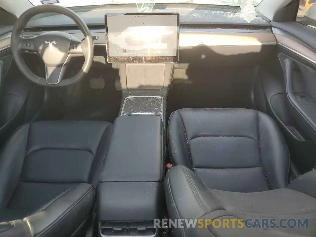 8 Photograph of a damaged car 5YJ3E1EA2PF543478 TESLA MODEL 3 2023