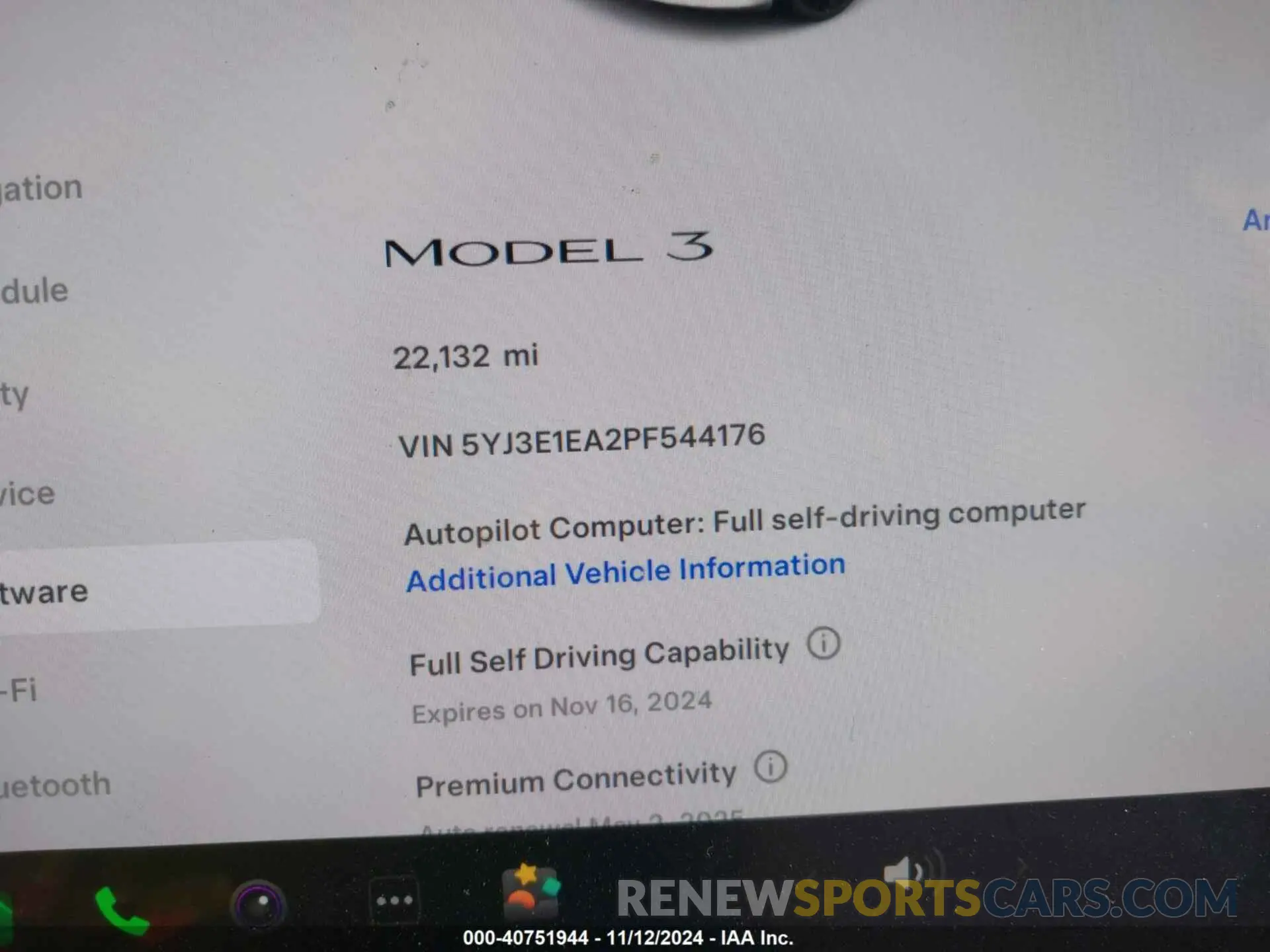 14 Photograph of a damaged car 5YJ3E1EA2PF544176 TESLA MODEL 3 2023