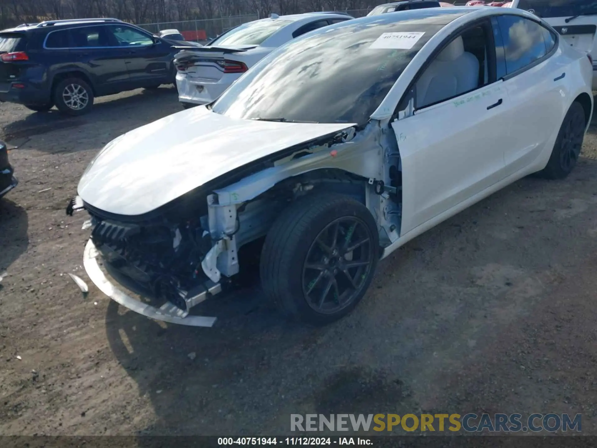 6 Photograph of a damaged car 5YJ3E1EA2PF544176 TESLA MODEL 3 2023