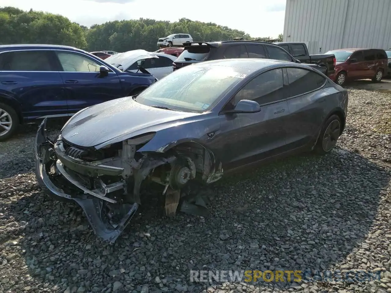 1 Photograph of a damaged car 5YJ3E1EA2PF544386 TESLA MODEL 3 2023