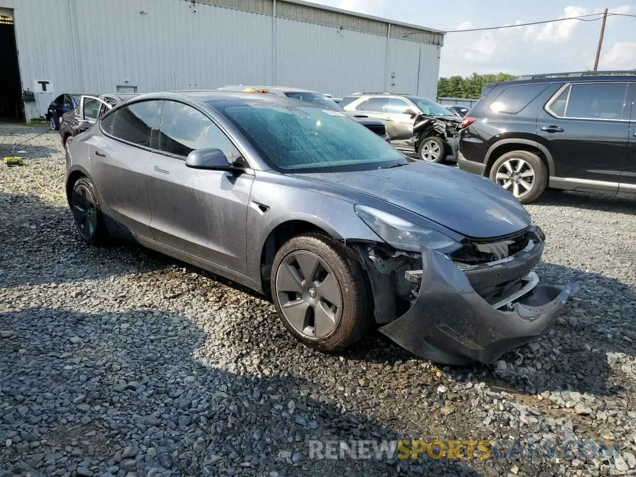 4 Photograph of a damaged car 5YJ3E1EA2PF544386 TESLA MODEL 3 2023