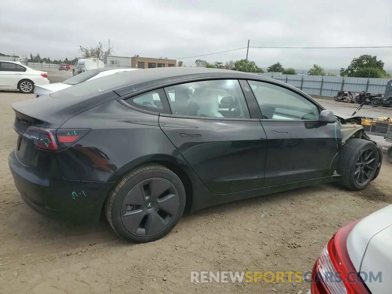 3 Photograph of a damaged car 5YJ3E1EA2PF547160 TESLA MODEL 3 2023