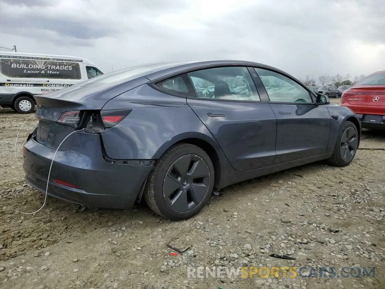 3 Photograph of a damaged car 5YJ3E1EA2PF550088 TESLA MODEL 3 2023