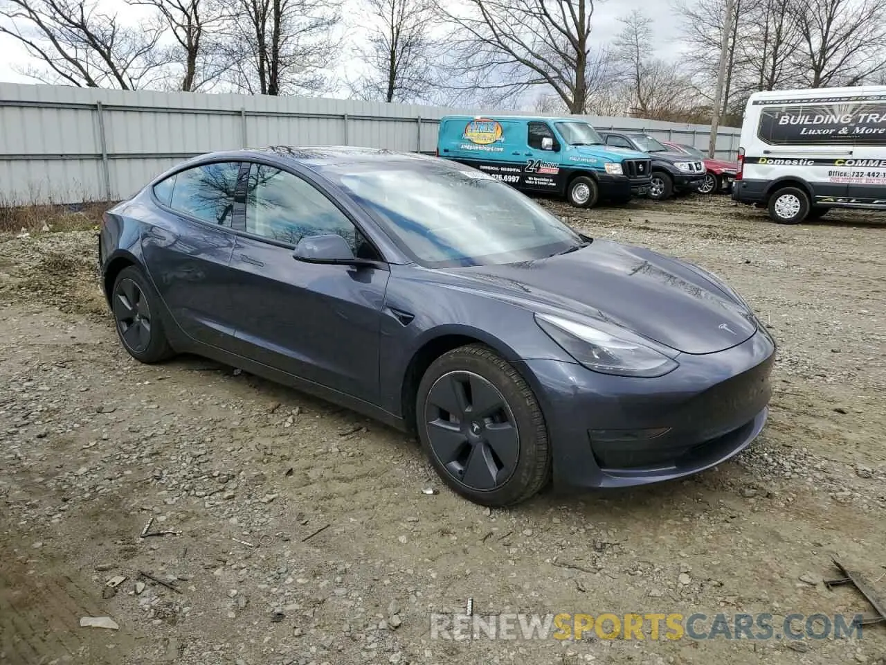 4 Photograph of a damaged car 5YJ3E1EA2PF550088 TESLA MODEL 3 2023