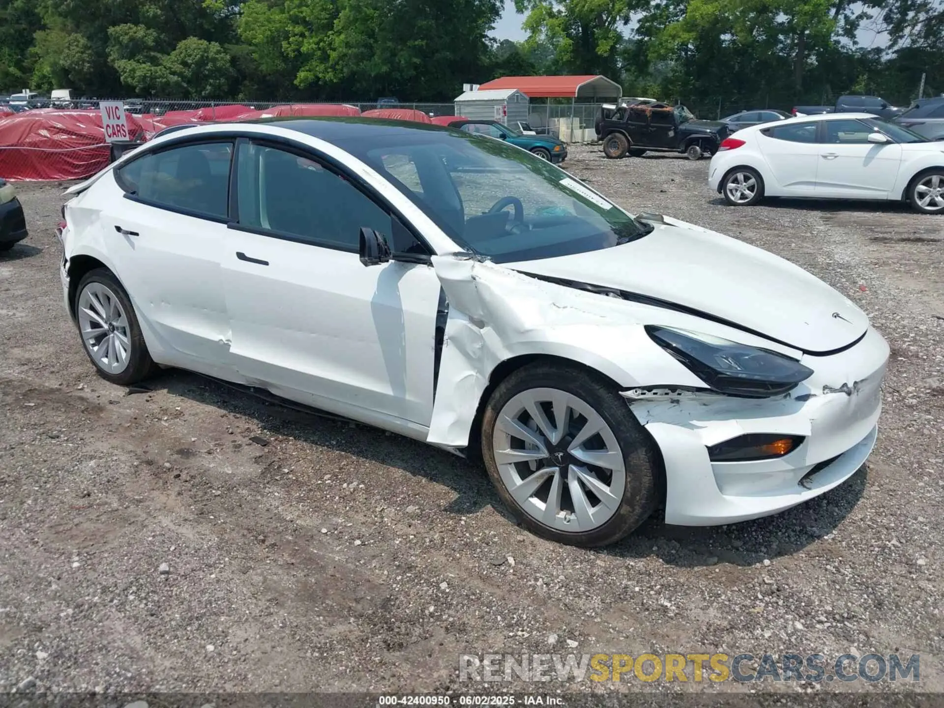 1 Photograph of a damaged car 5YJ3E1EA2PF554416 TESLA MODEL 3 2023