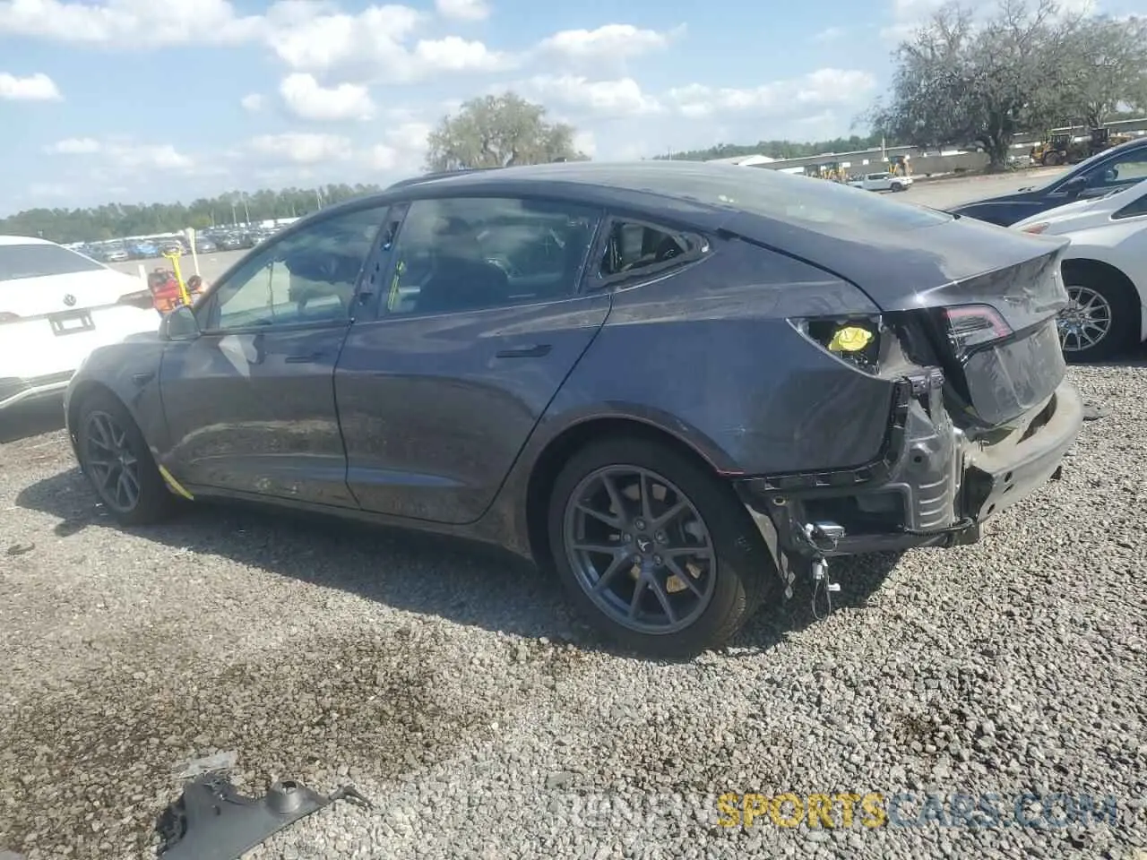 2 Photograph of a damaged car 5YJ3E1EA2PF558546 TESLA MODEL 3 2023