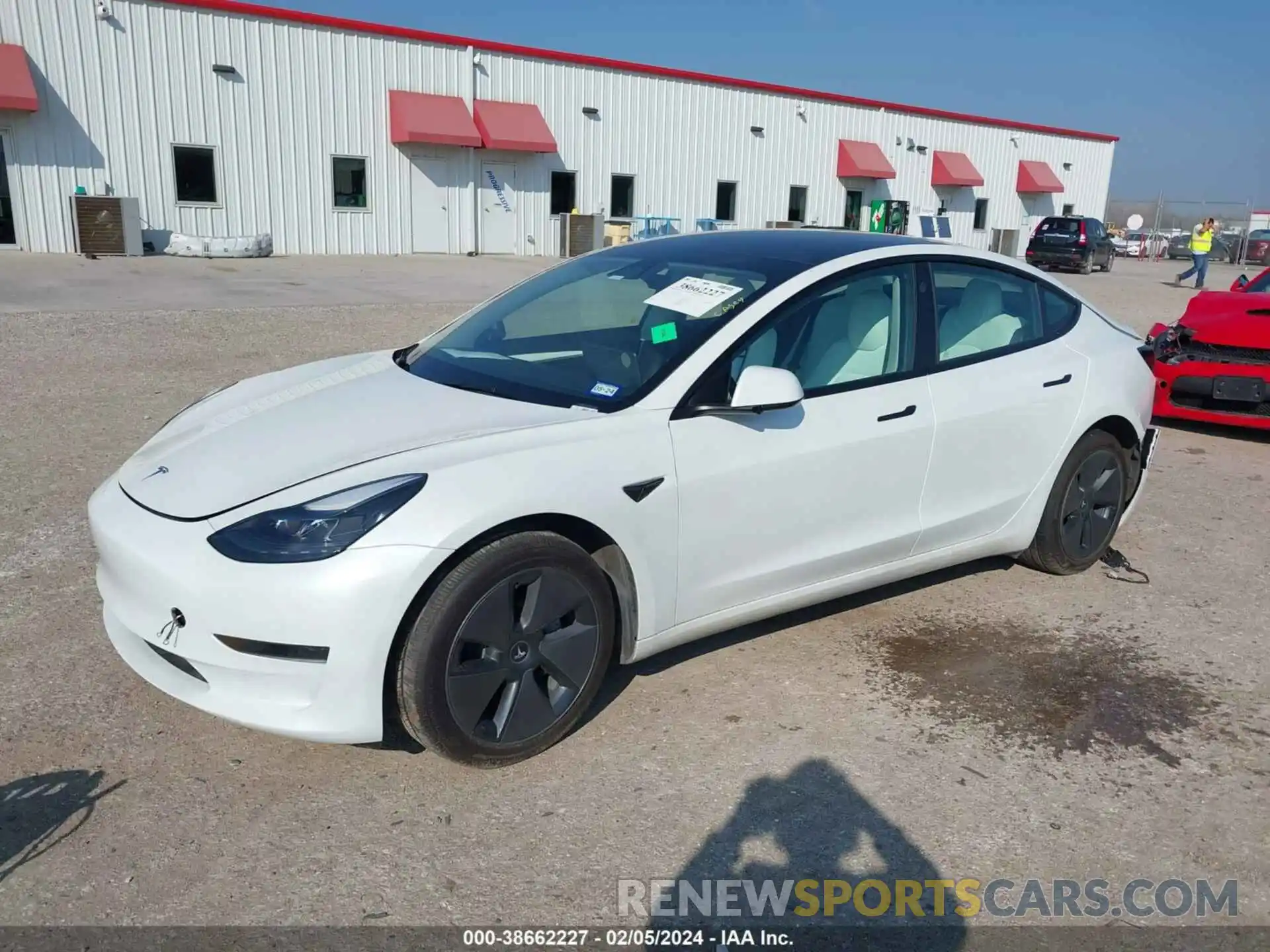 2 Photograph of a damaged car 5YJ3E1EA2PF563391 TESLA MODEL 3 2023