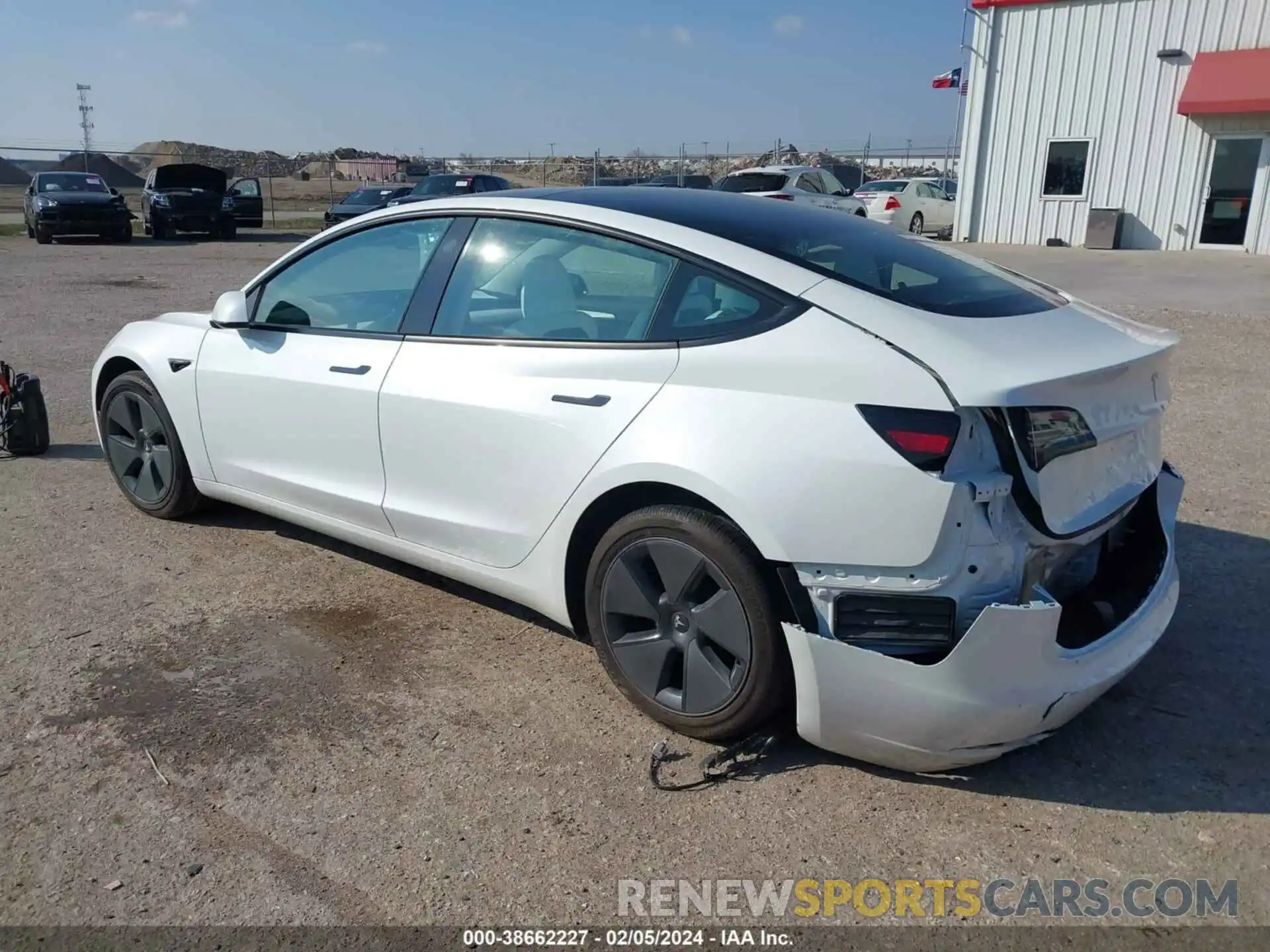 3 Photograph of a damaged car 5YJ3E1EA2PF563391 TESLA MODEL 3 2023