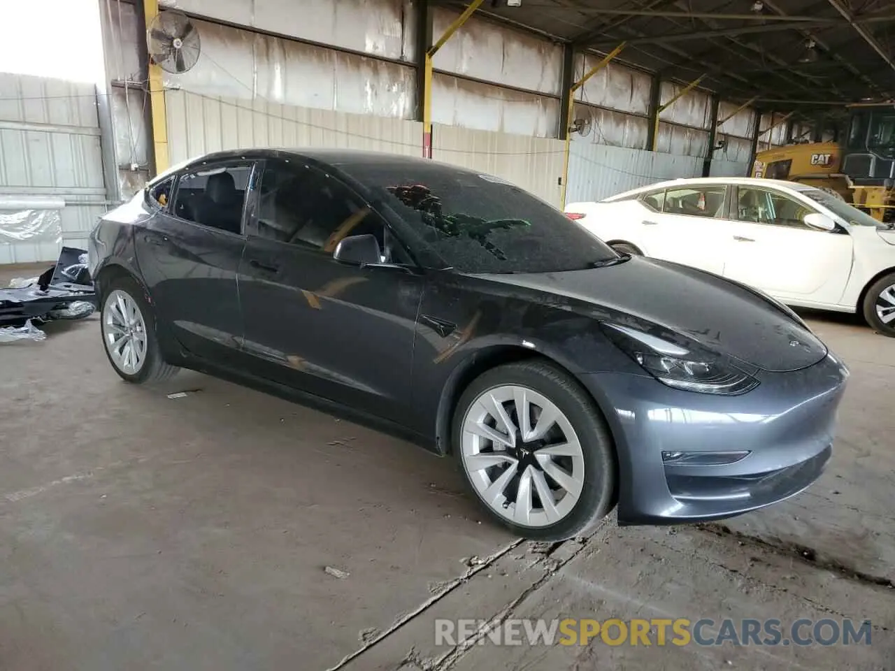 4 Photograph of a damaged car 5YJ3E1EA2PF566372 TESLA MODEL 3 2023