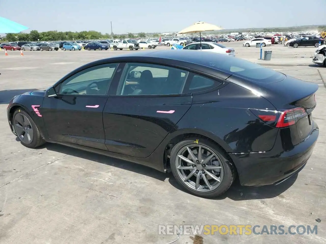 2 Photograph of a damaged car 5YJ3E1EA2PF567991 TESLA MODEL 3 2023