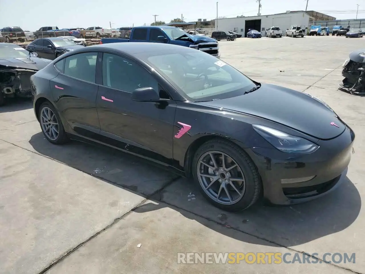 4 Photograph of a damaged car 5YJ3E1EA2PF567991 TESLA MODEL 3 2023
