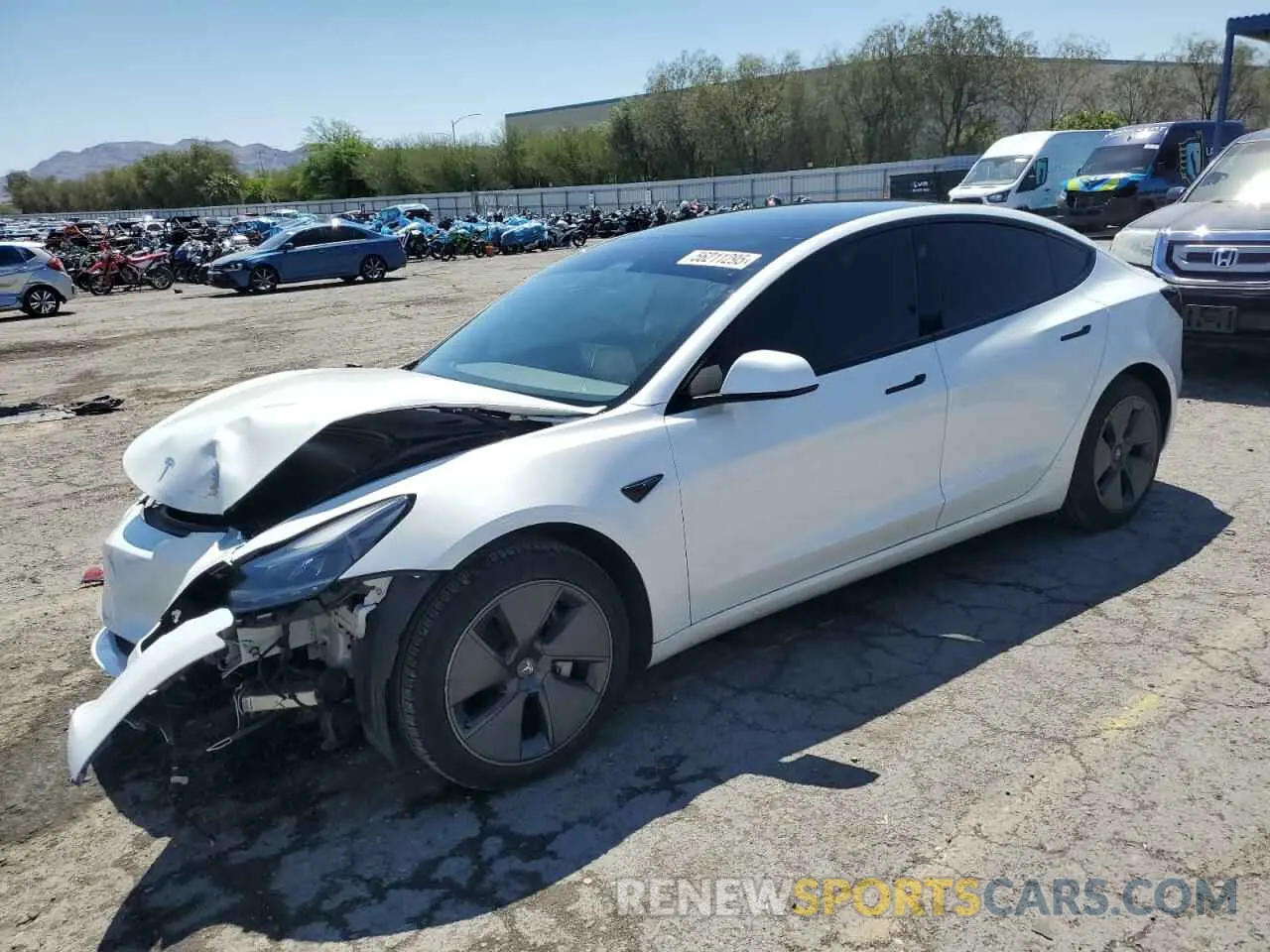 1 Photograph of a damaged car 5YJ3E1EA2PF578151 TESLA MODEL 3 2023