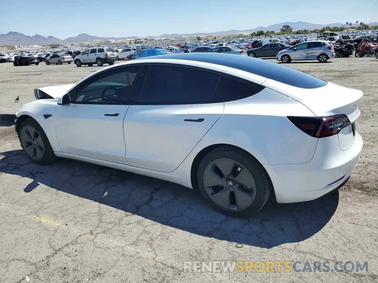 2 Photograph of a damaged car 5YJ3E1EA2PF578151 TESLA MODEL 3 2023