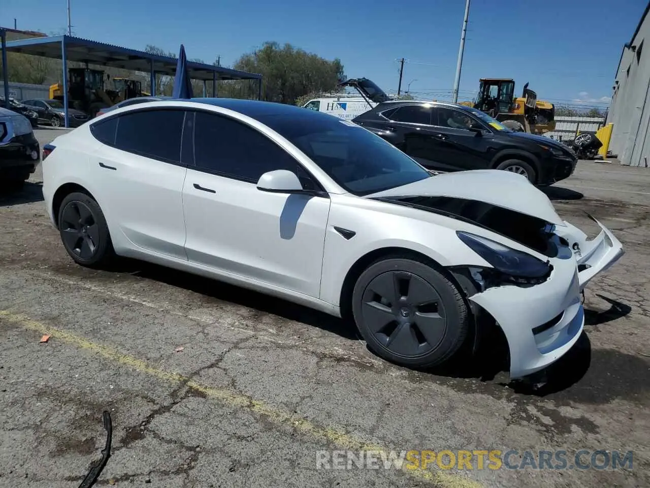 4 Photograph of a damaged car 5YJ3E1EA2PF578151 TESLA MODEL 3 2023