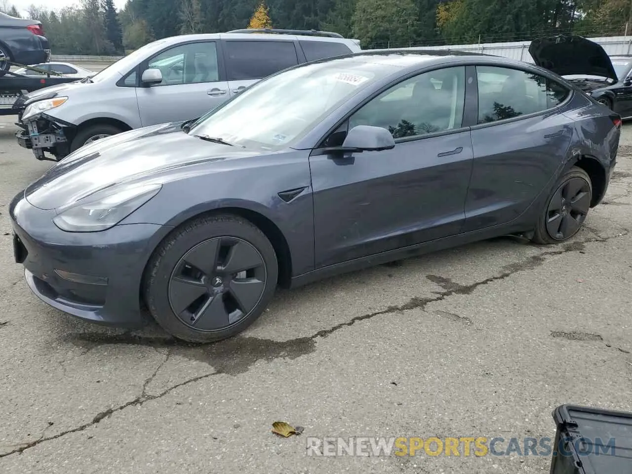 1 Photograph of a damaged car 5YJ3E1EA2PF583219 TESLA MODEL 3 2023