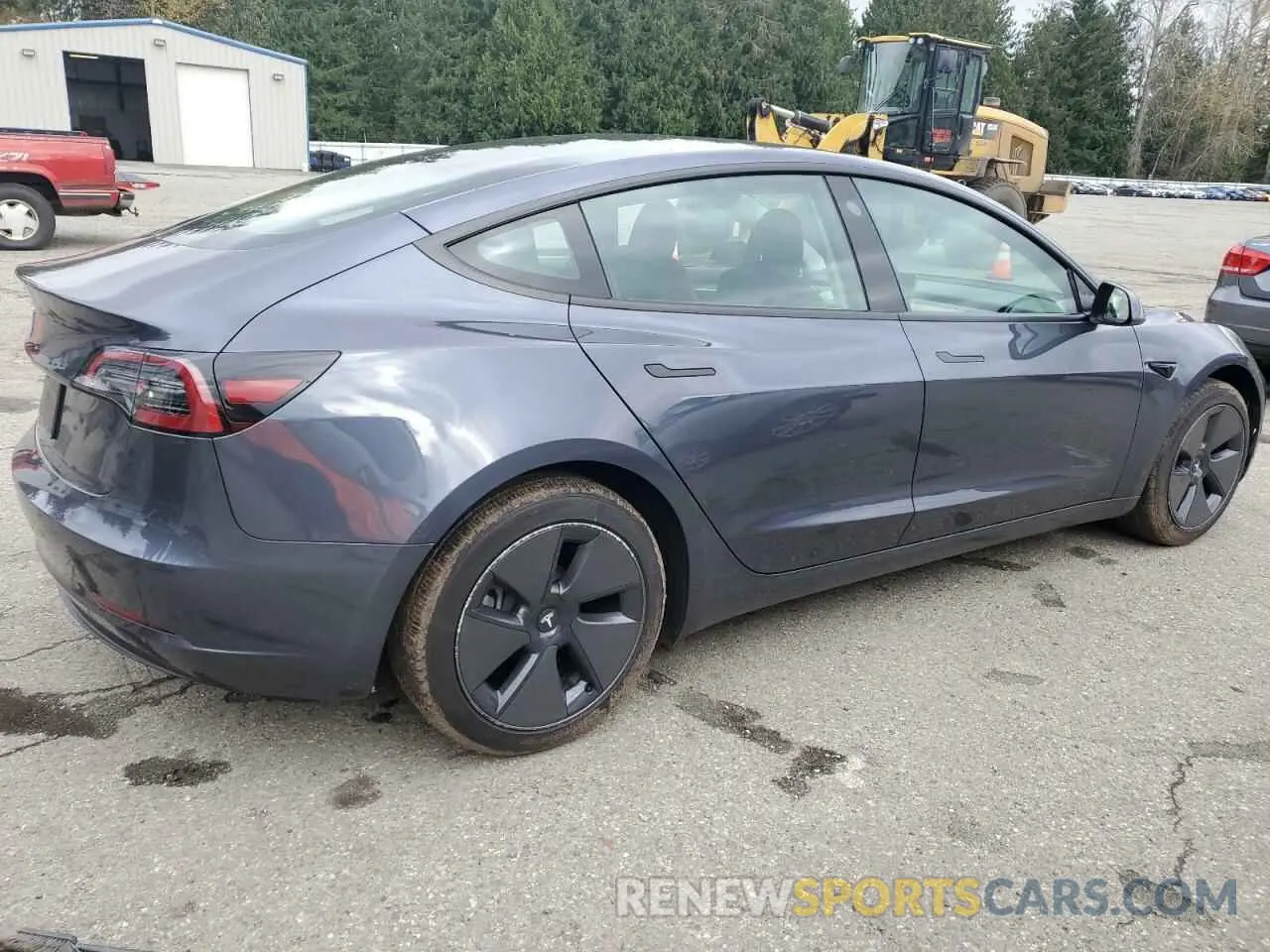 3 Photograph of a damaged car 5YJ3E1EA2PF583219 TESLA MODEL 3 2023
