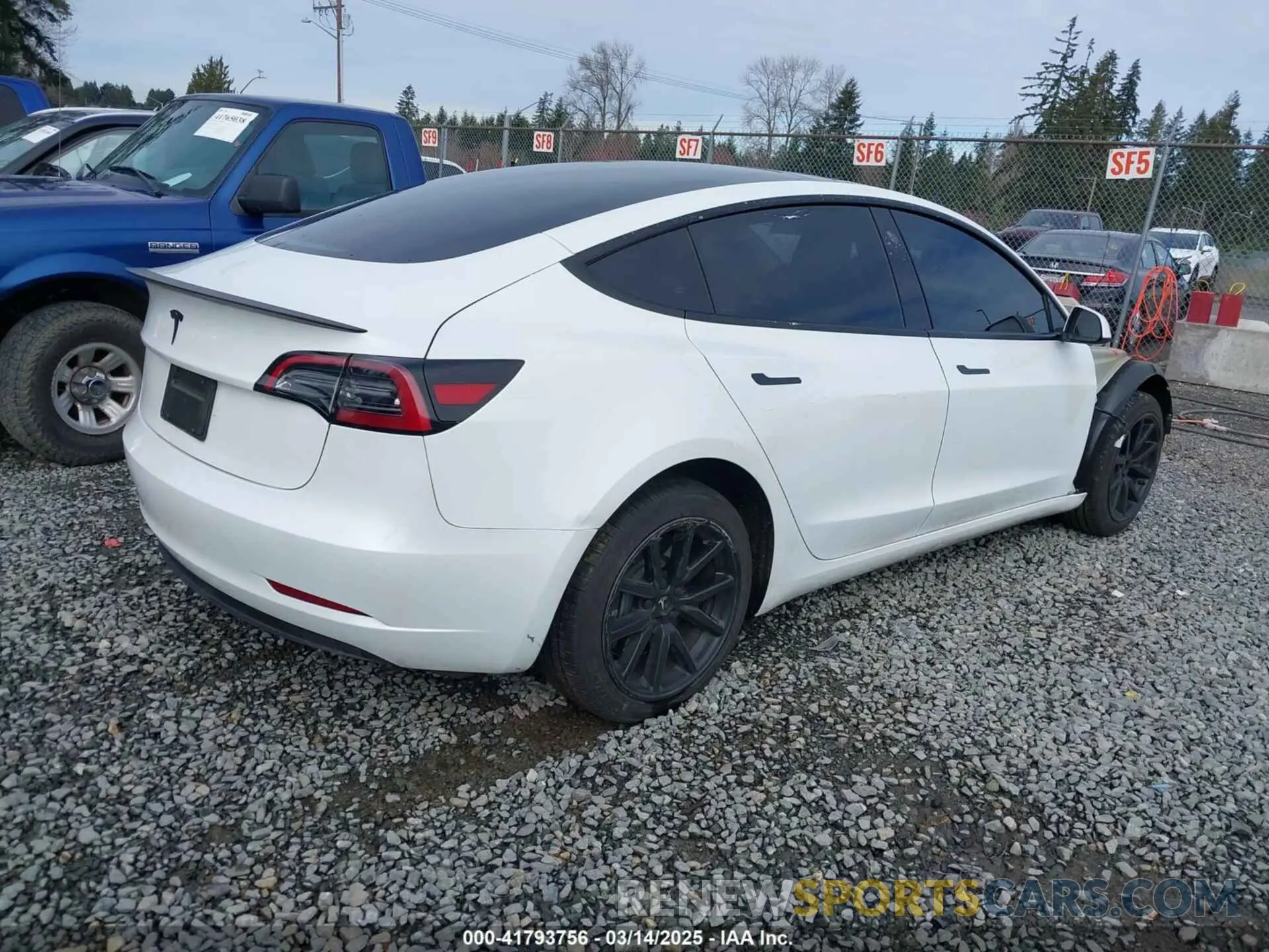 4 Photograph of a damaged car 5YJ3E1EA2PF612427 TESLA MODEL 3 2023