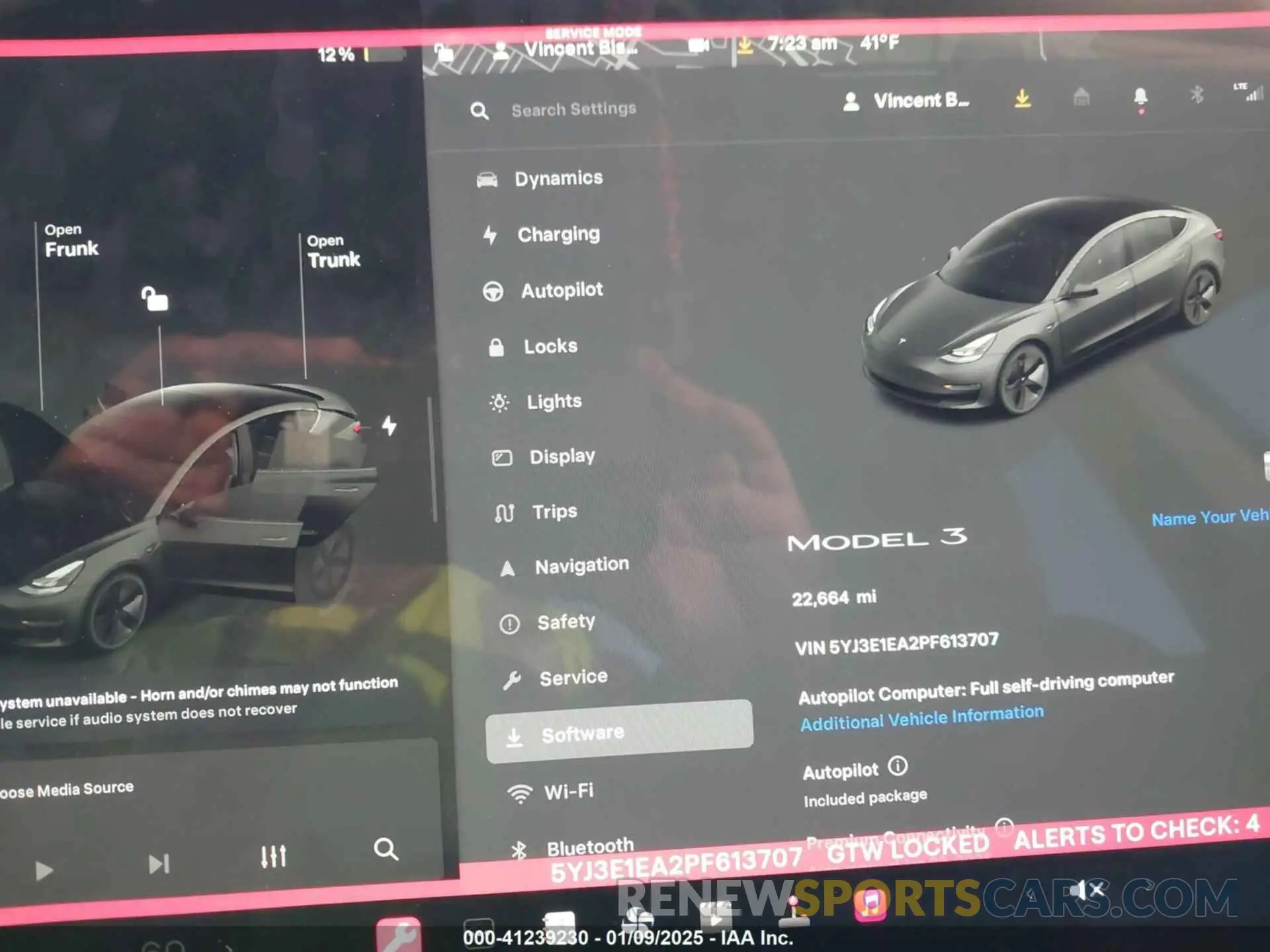 7 Photograph of a damaged car 5YJ3E1EA2PF613707 TESLA MODEL 3 2023