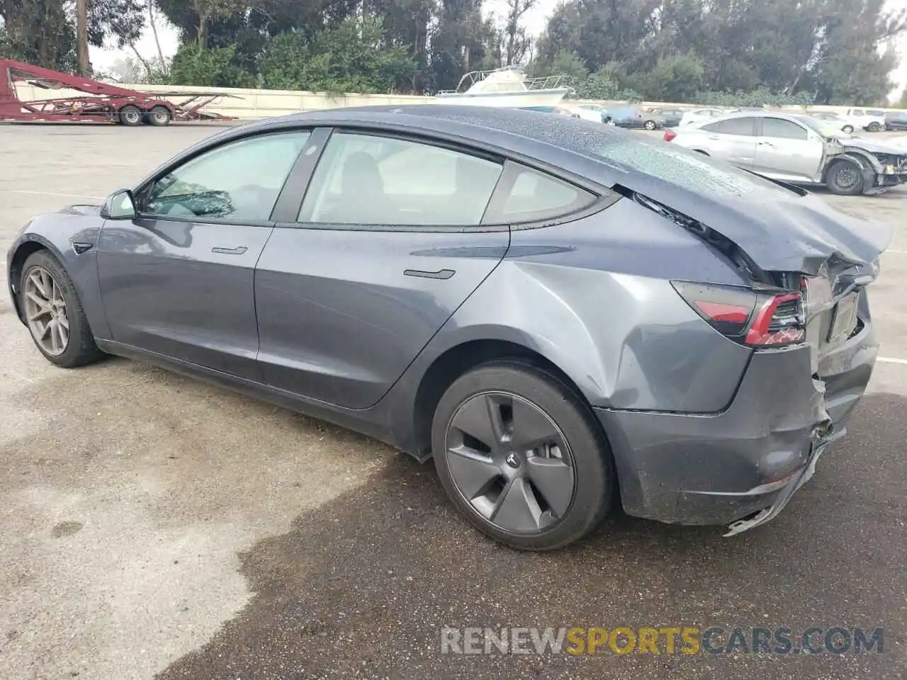 2 Photograph of a damaged car 5YJ3E1EA2PF618809 TESLA MODEL 3 2023