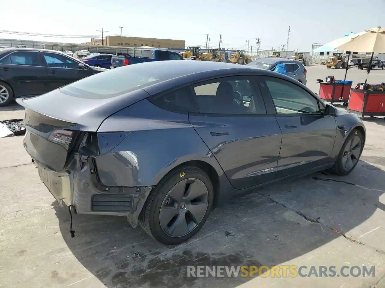 3 Photograph of a damaged car 5YJ3E1EA2PF625565 TESLA MODEL 3 2023