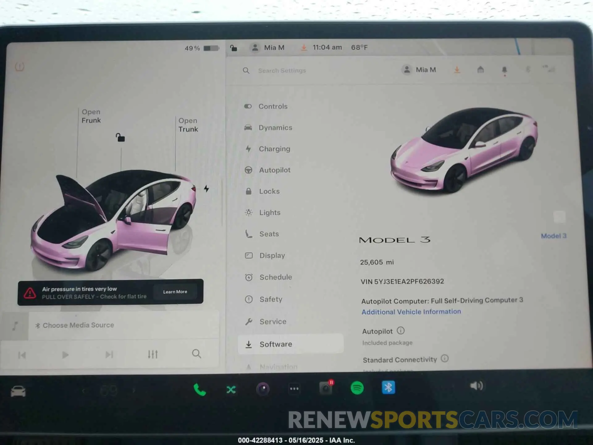 7 Photograph of a damaged car 5YJ3E1EA2PF626392 TESLA MODEL 3 2023