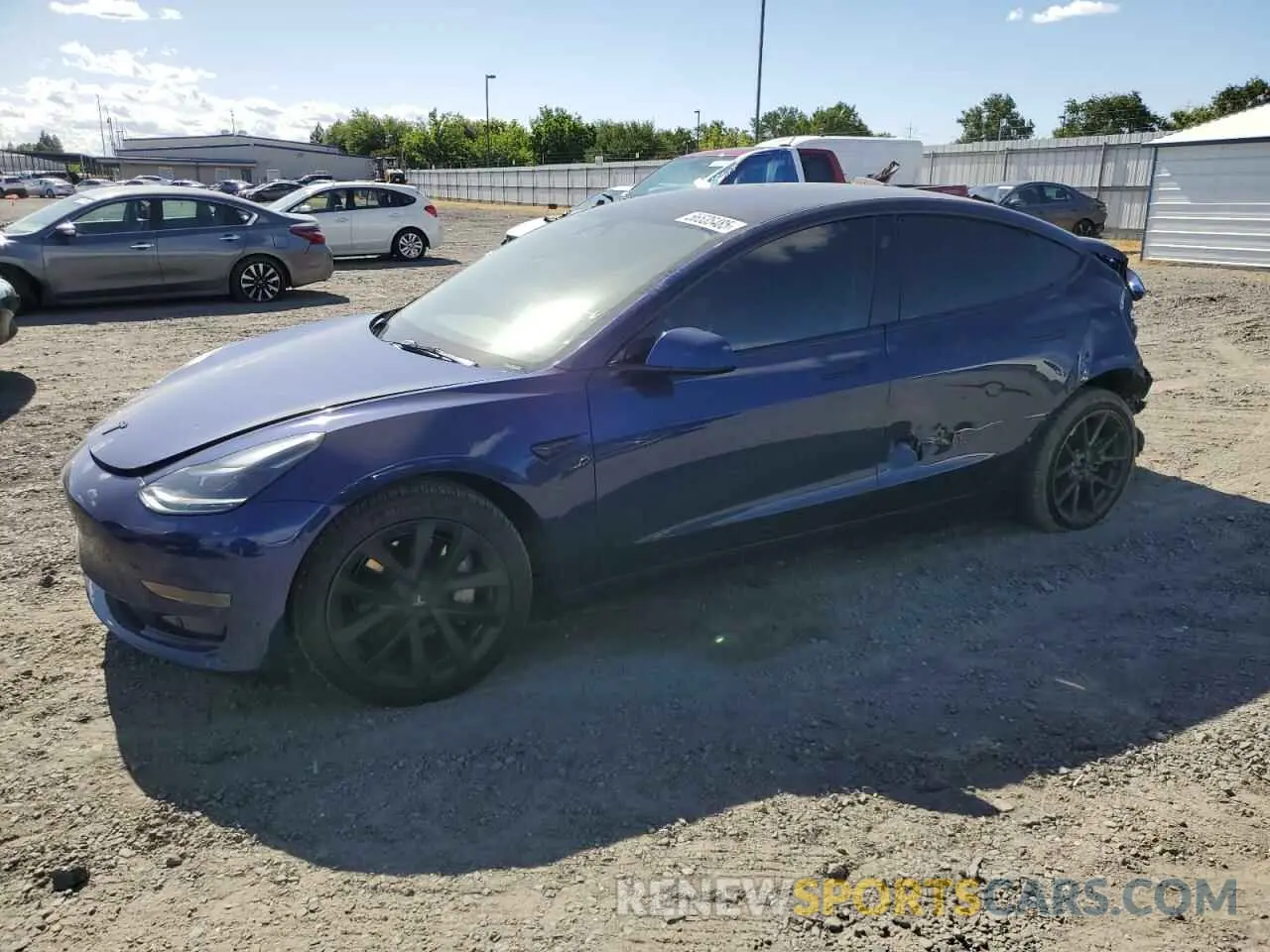 1 Photograph of a damaged car 5YJ3E1EA2PF627302 TESLA MODEL 3 2023
