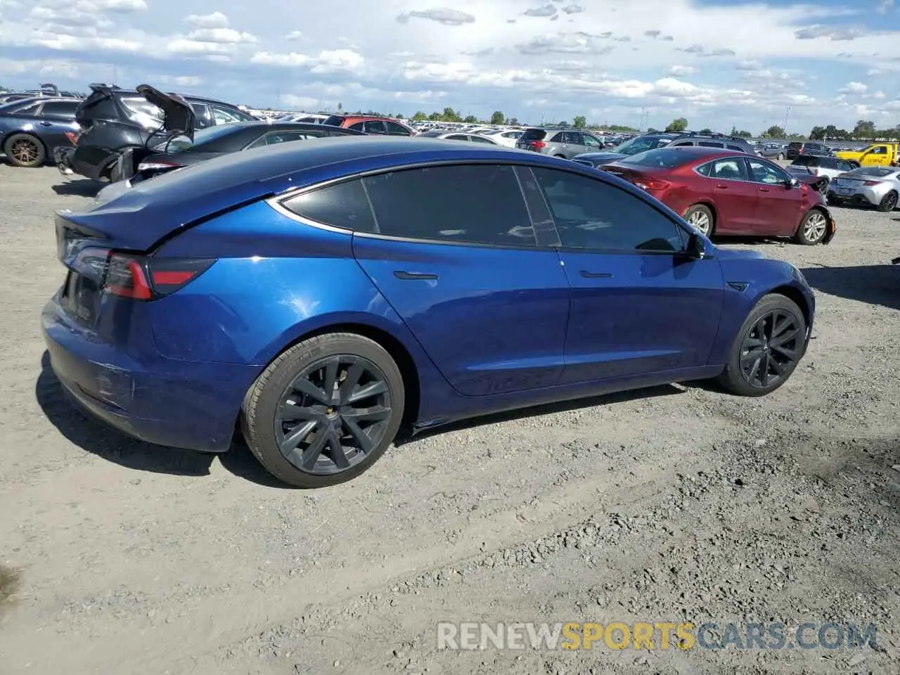 3 Photograph of a damaged car 5YJ3E1EA2PF627302 TESLA MODEL 3 2023