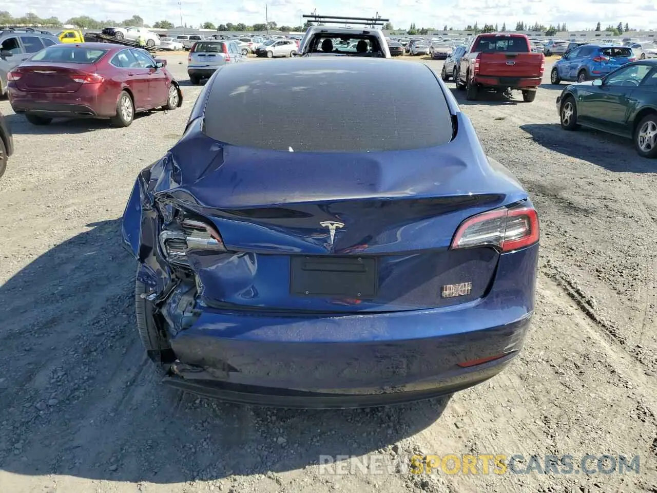 6 Photograph of a damaged car 5YJ3E1EA2PF627302 TESLA MODEL 3 2023