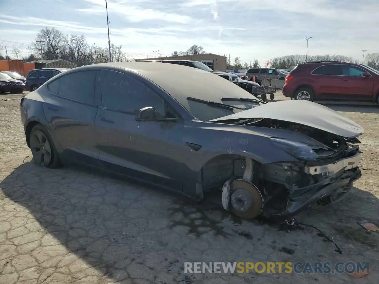 4 Photograph of a damaged car 5YJ3E1EA2PF627347 TESLA MODEL 3 2023