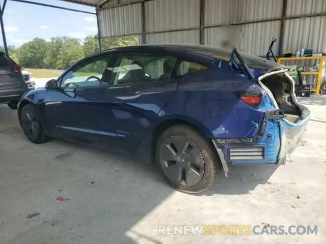 2 Photograph of a damaged car 5YJ3E1EA2PF638915 TESLA MODEL 3 2023