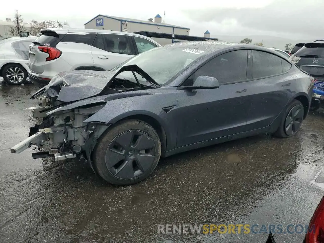 1 Photograph of a damaged car 5YJ3E1EA2PF639868 TESLA MODEL 3 2023