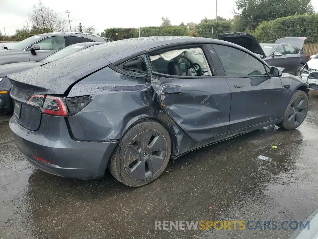 3 Photograph of a damaged car 5YJ3E1EA2PF639868 TESLA MODEL 3 2023