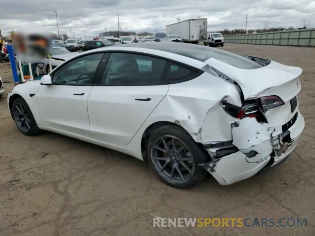 2 Photograph of a damaged car 5YJ3E1EA2PF642656 TESLA MODEL 3 2023