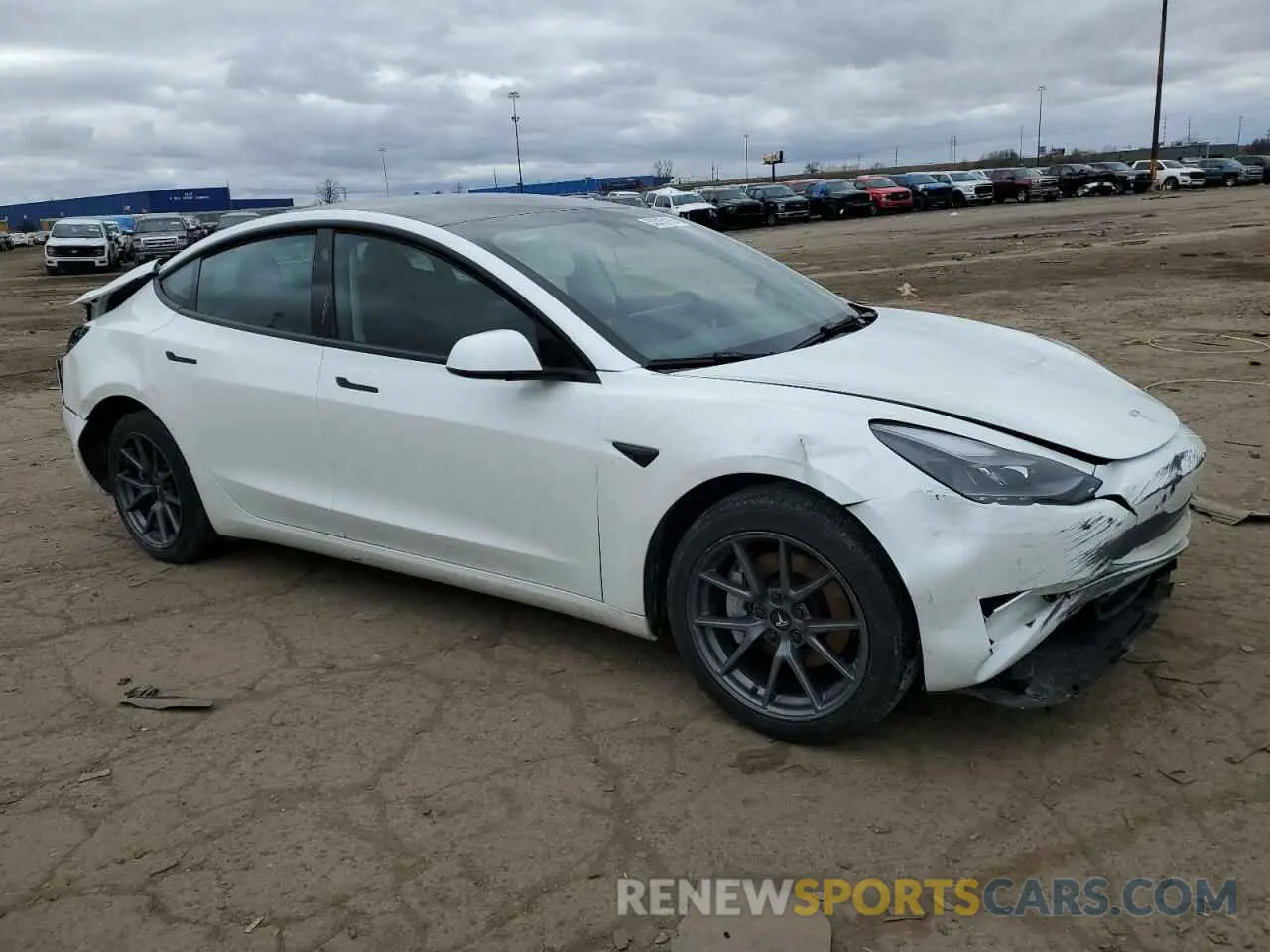 4 Photograph of a damaged car 5YJ3E1EA2PF642656 TESLA MODEL 3 2023