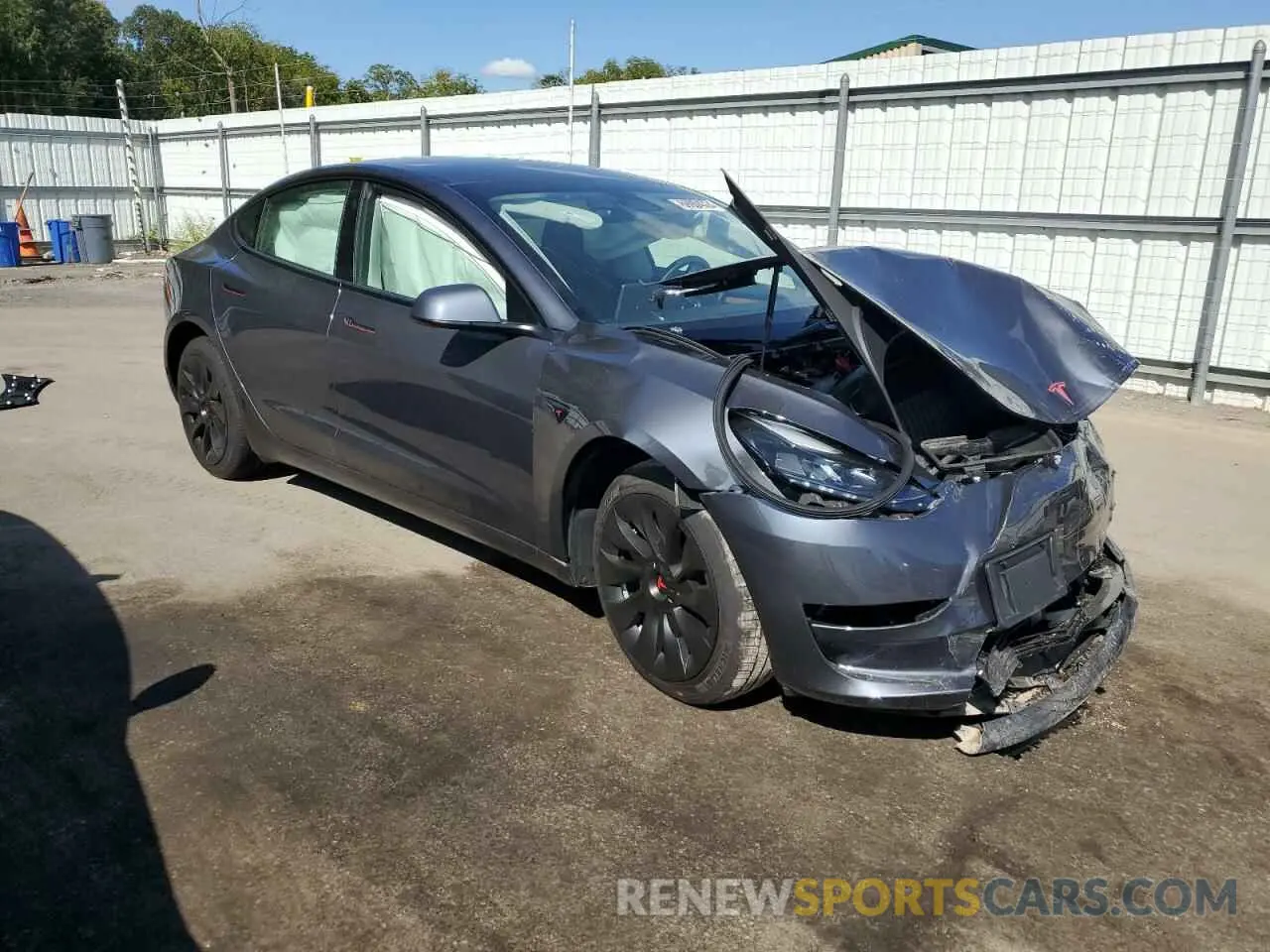 4 Photograph of a damaged car 5YJ3E1EA2PF644584 TESLA MODEL 3 2023