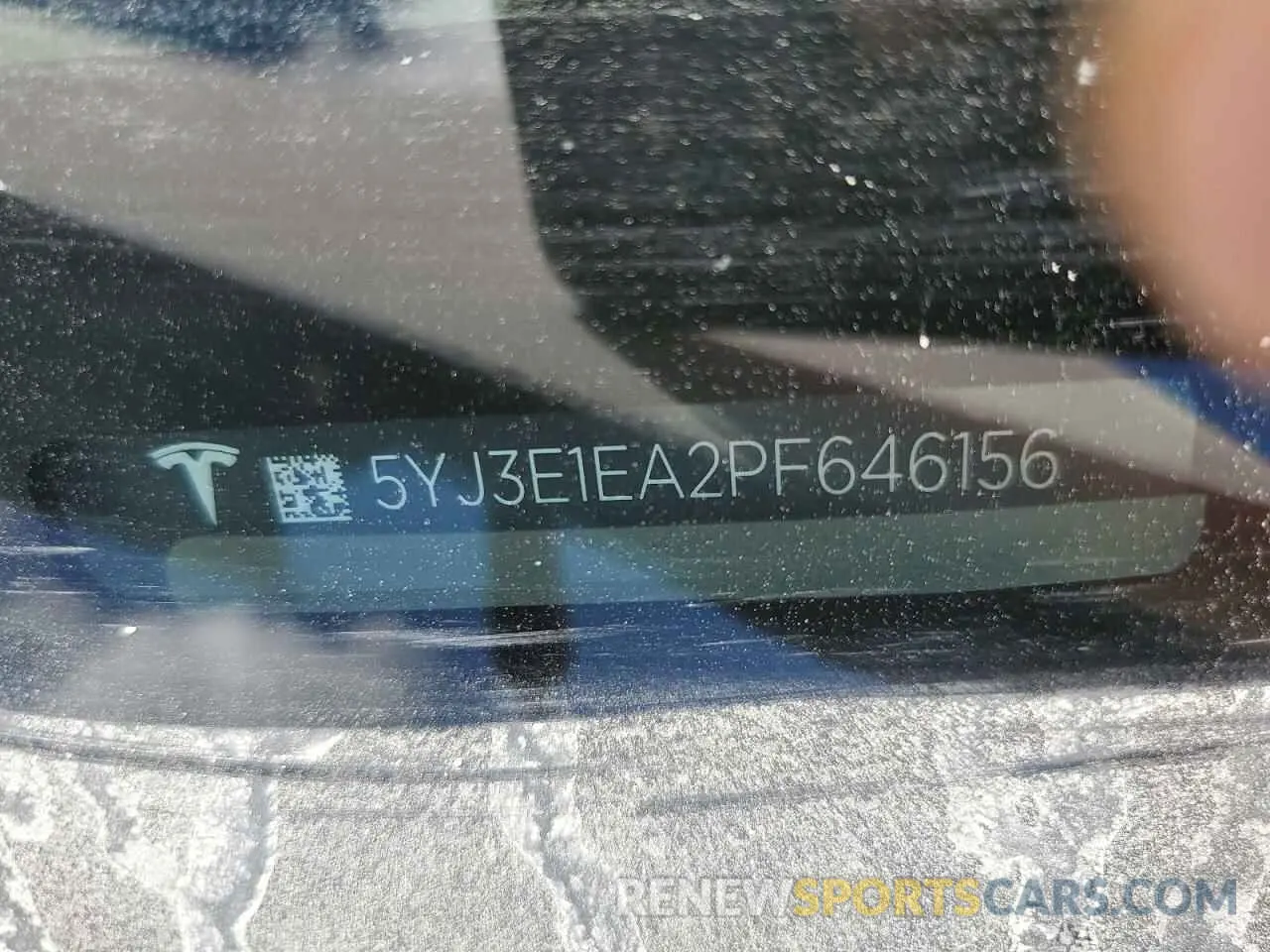 13 Photograph of a damaged car 5YJ3E1EA2PF646156 TESLA MODEL 3 2023