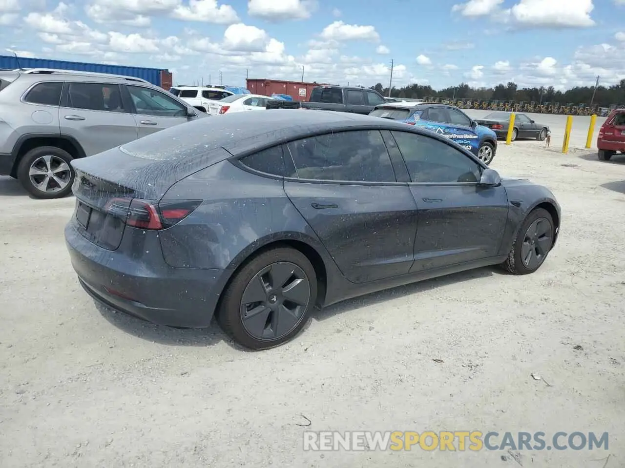 3 Photograph of a damaged car 5YJ3E1EA2PF646156 TESLA MODEL 3 2023