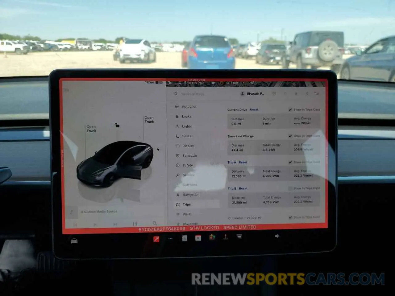 9 Photograph of a damaged car 5YJ3E1EA2PF648098 TESLA MODEL 3 2023