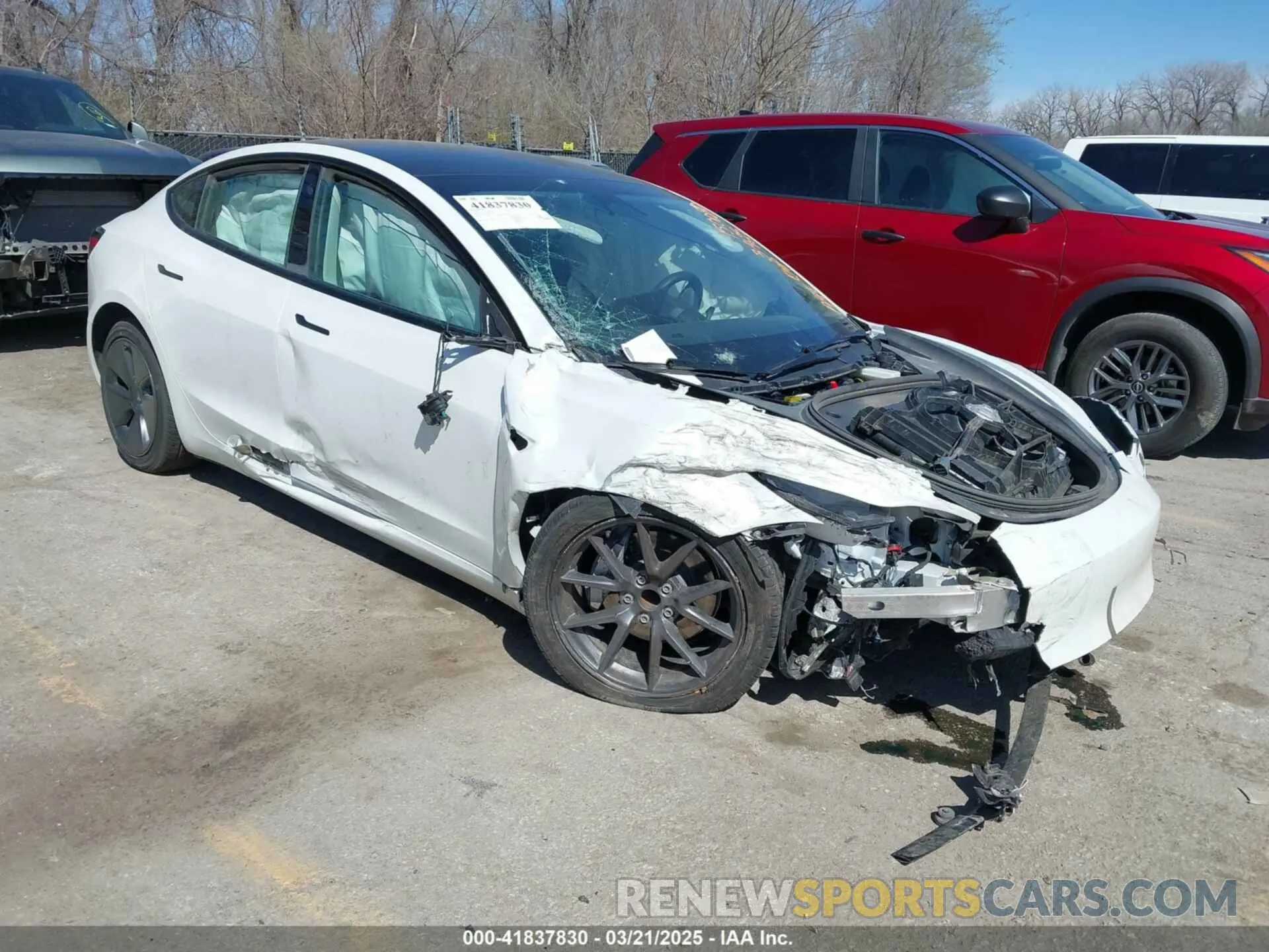 1 Photograph of a damaged car 5YJ3E1EA2PF652961 TESLA MODEL 3 2023